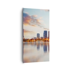 Obraz na plátne - Monumentálny pokoj Paríža - 65x120 cm