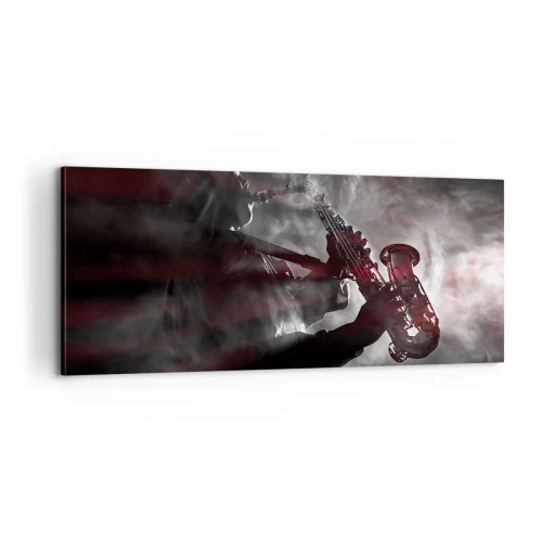 Obraz na plátne - V oparoch jazzu - 100x40 cm