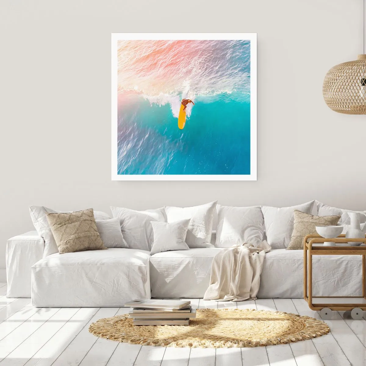 Plagát - Oceanický jazdec - 60x60 cm
