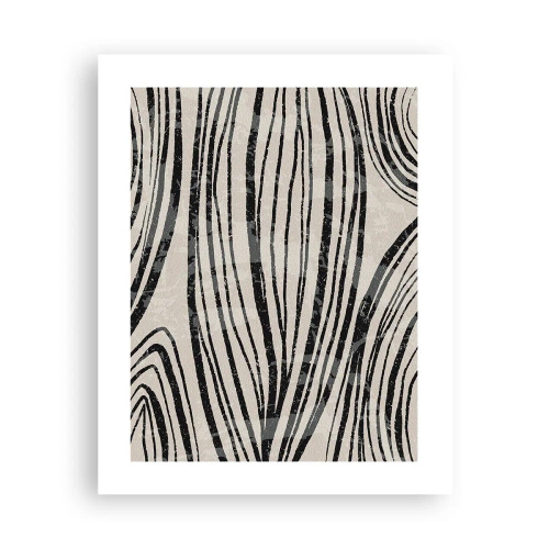 Plagát - Močiar s líniami - 40x50 cm