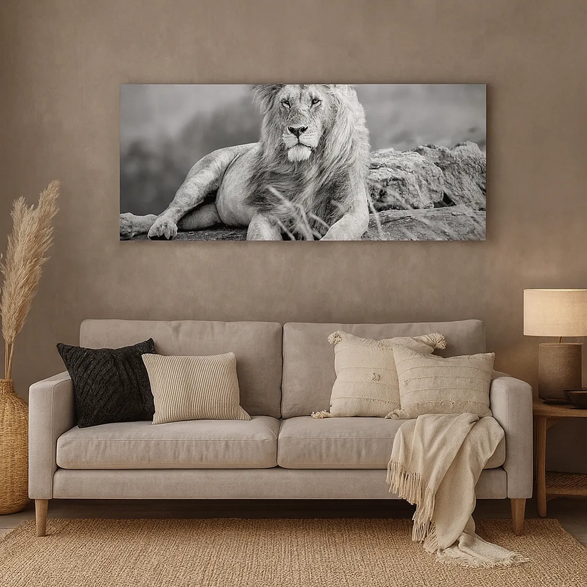 Obraz na plátne - Kráľovská siesta - 30x30 cm