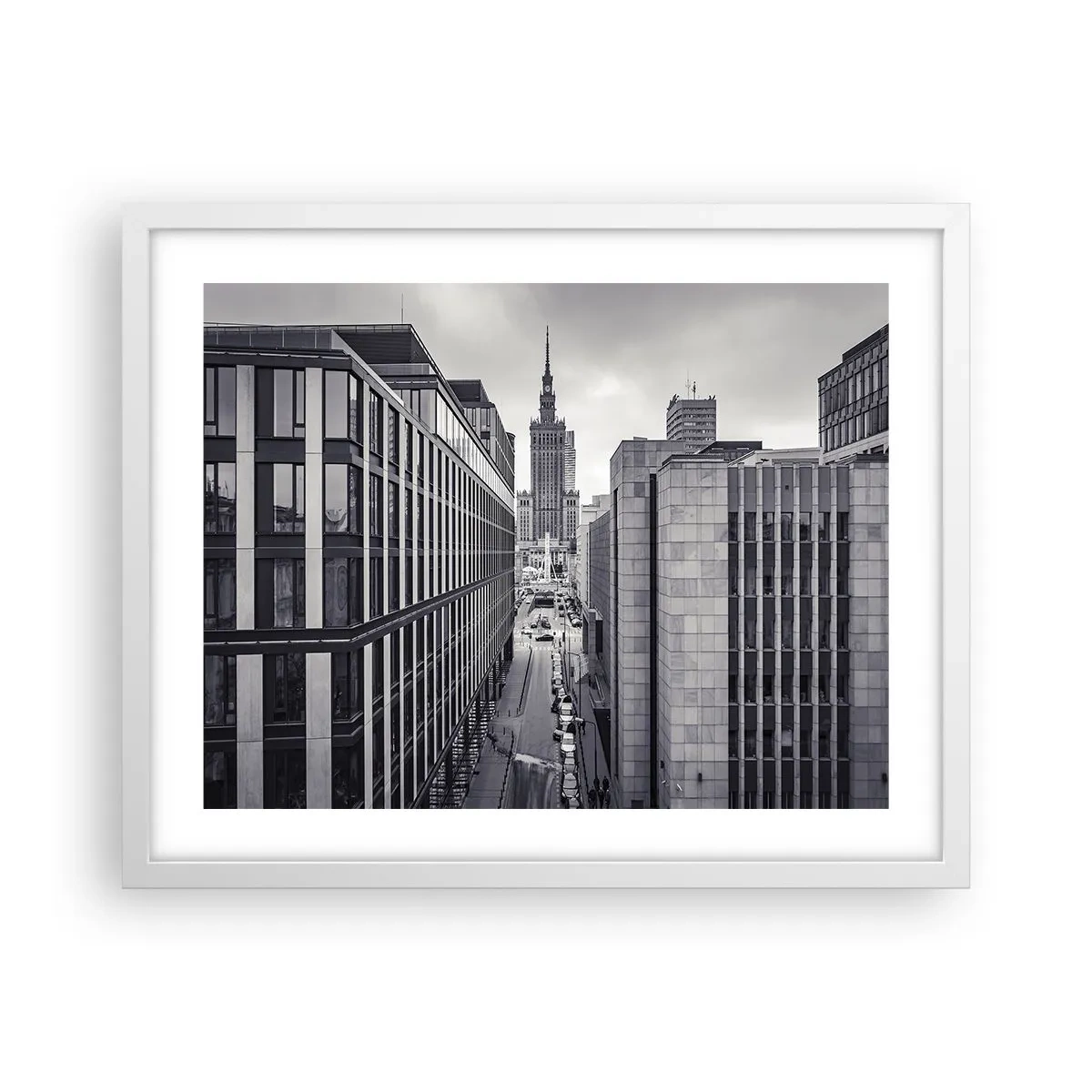 Plagát v bielom ráme - Varšavské údolie - 50x40 cm