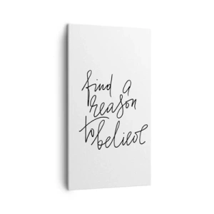 Obraz na plátne - Je to možné - 45x80 cm