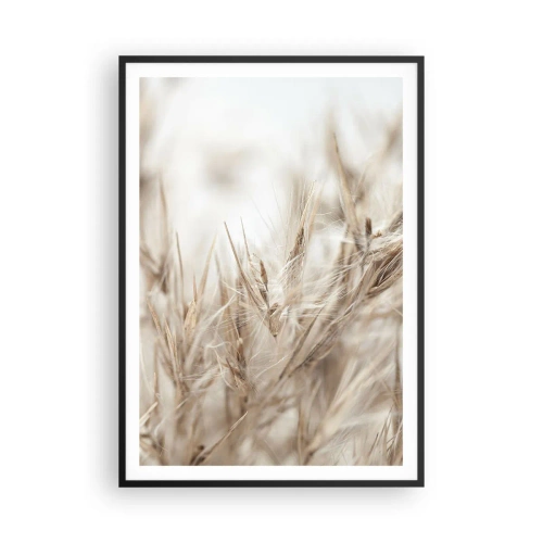 Plagát v čiernom ráme - Lúka a vietor - 70x100 cm