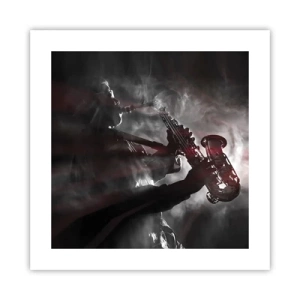 Plagát - V oparoch jazzu - 40x40 cm