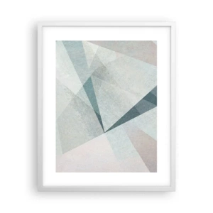 Plagát v bielom ráme - V kľude, ale dynamicky - 40x50 cm