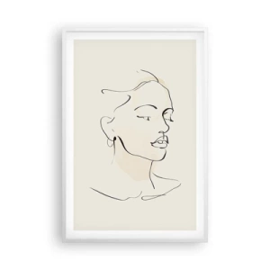 Plagát v bielom ráme - Výrazným ťahom - 61x91 cm