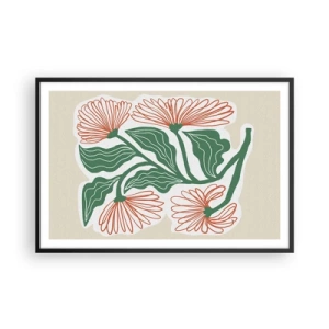 Plagát v čiernom ráme - Ľudové aj moderné - 91x61 cm