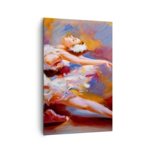 Obraz na plátne - Labutia elegancia - 80x120 cm