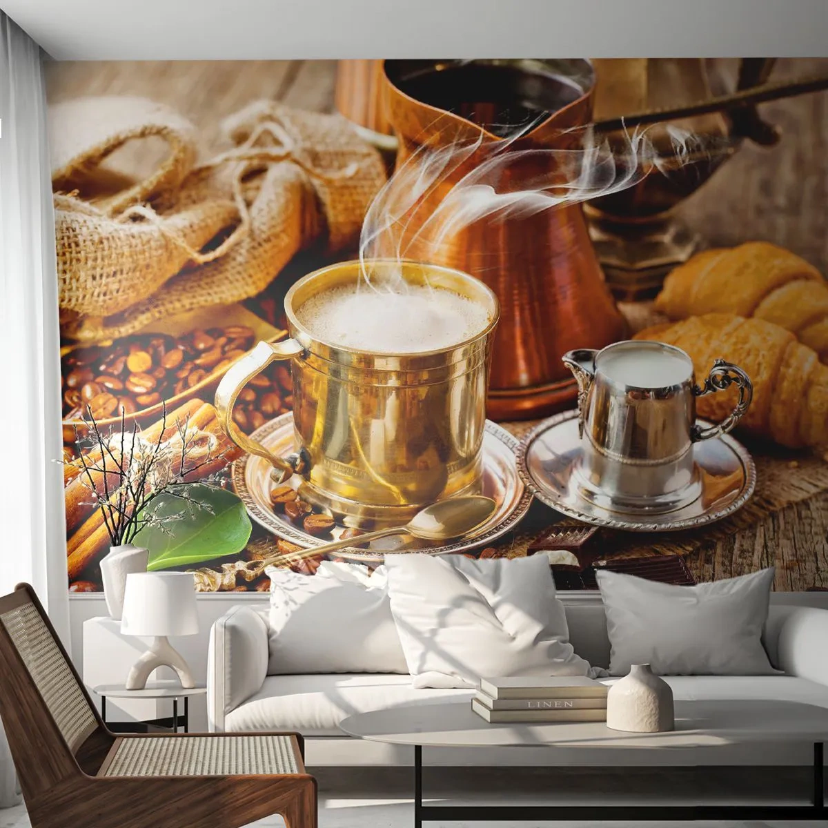 Fototapeta Premium Canvas - Pekný deň prajem! - Káva, Gastronómia, Kuchyňa - 250x175 cm