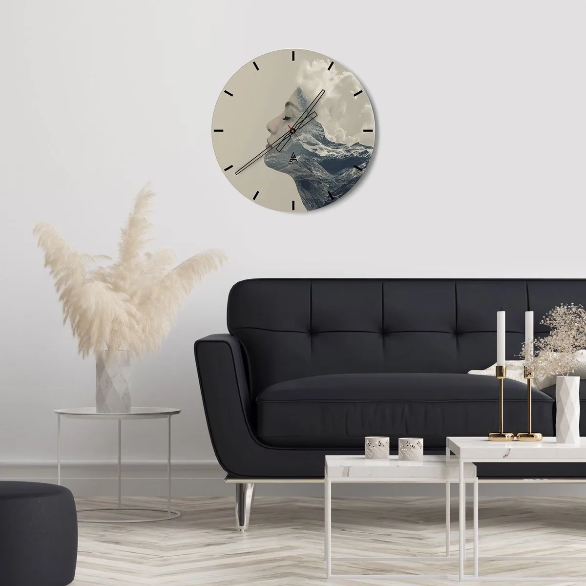 Nástenné hodiny - Krása živlov - 40x40 cm