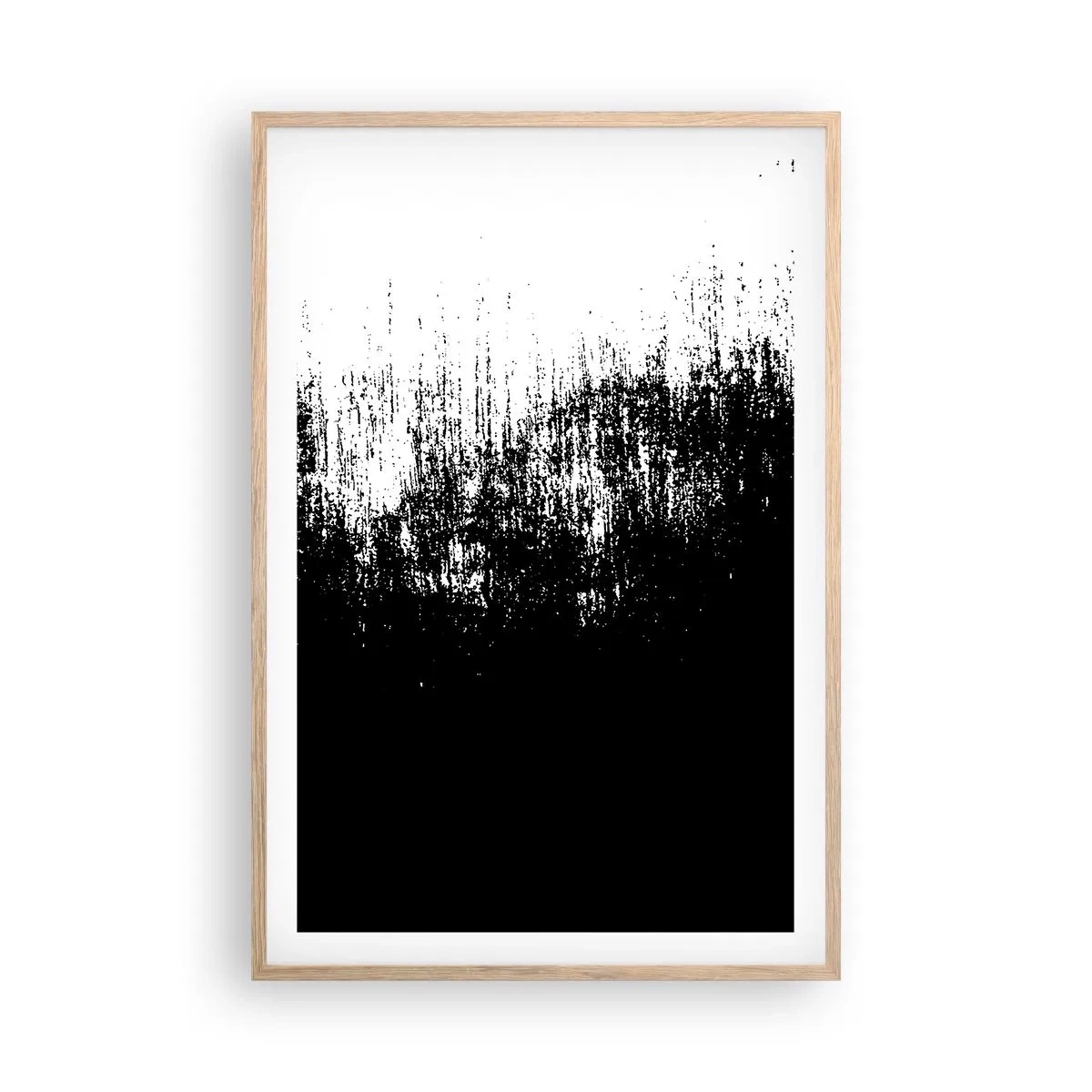 Plagát v ráme zo svetlého duba - Víťazom sa stáva... - 61x91 cm