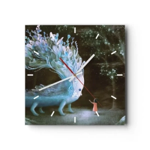 Nástenné hodiny - Fantastické stretnutie - 30x30 cm