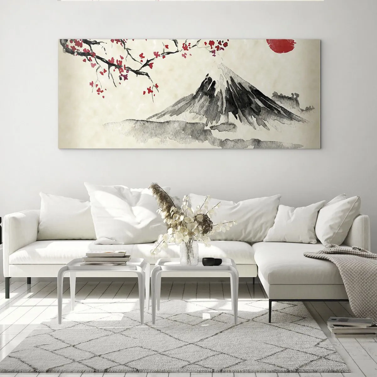 Obraz na skle - Zamilujte sa do Japonska - 120x50 cm