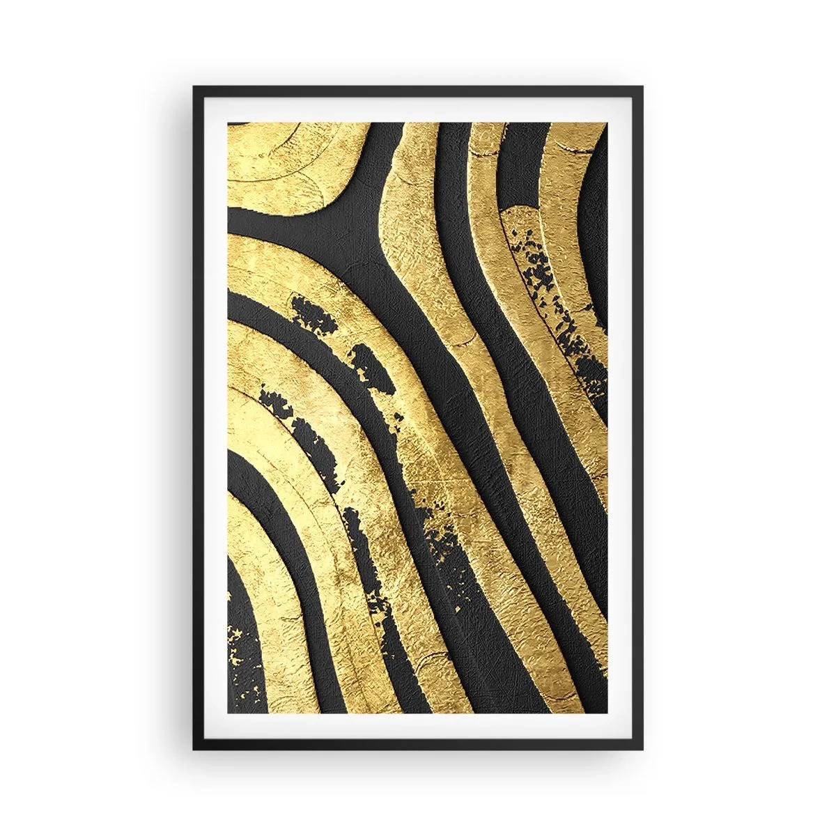 Plagát v čiernom ráme - Všetko plynie - 61x91 cm