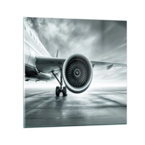 Obraz na skle - Toto je sila! - 70x70 cm