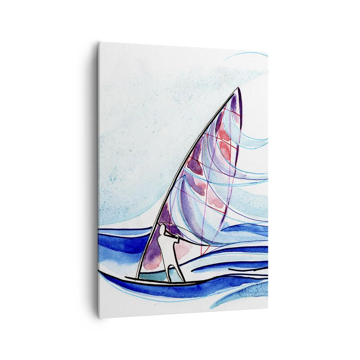 Obraz na plátne - S vetrom v rytme vĺn - 70x100 cm
