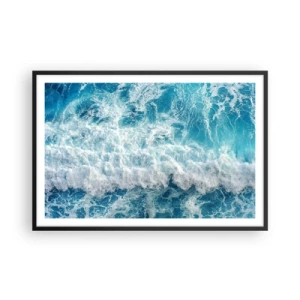 Plagát v čiernom ráme - Radostne a skákavo - 91x61 cm