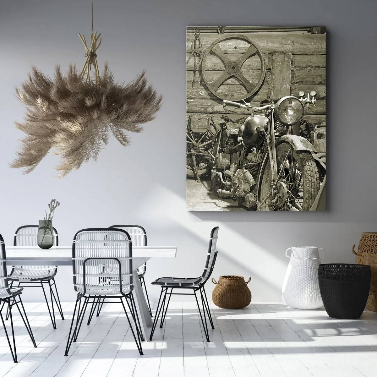 Obraz na plátne - V kôlni strýka Mariána - 65x120 cm