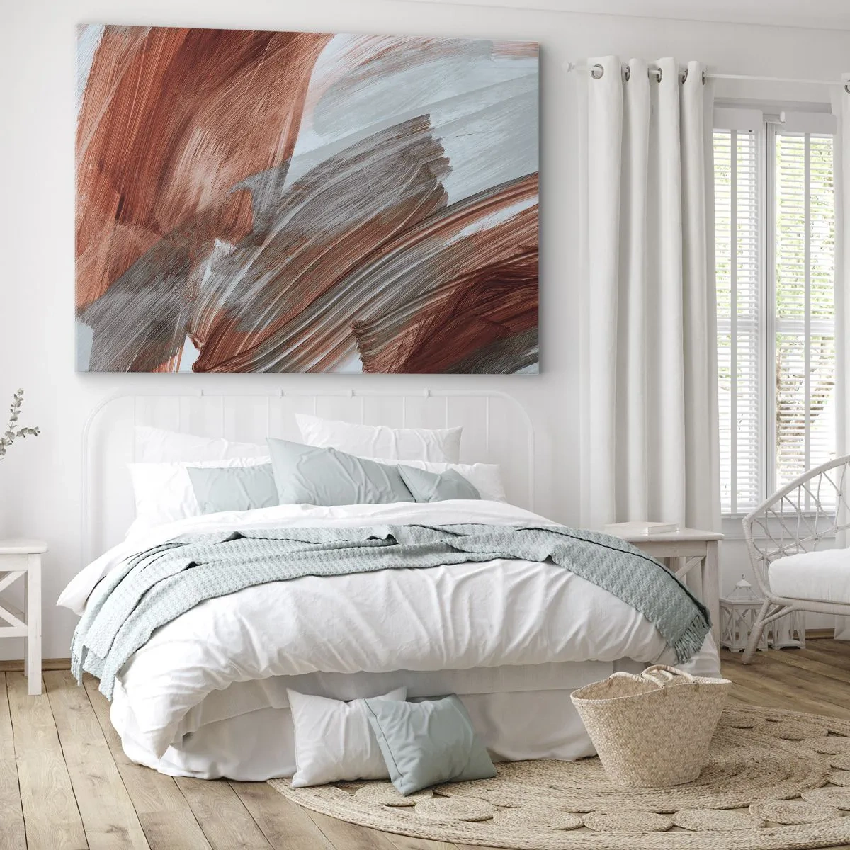 Obraz na plátne - Jesenná veterná abstrakcia - 120x80 cm