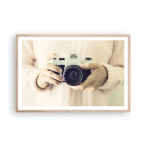 Plagát v ráme zo svetlého duba - Pre viac informácií… - 91x61 cm