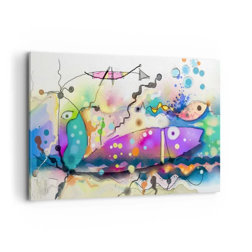 Obraz na plátne - Niet slov! - 120x80 cm