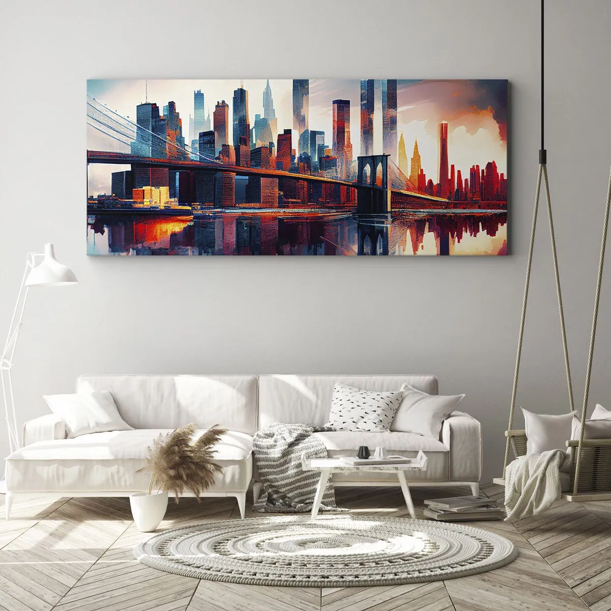 Obraz na plátne - Famózny New York - 100x40 cm