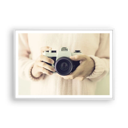 Plagát v bielom ráme - Pre viac informácií… - 100x70 cm