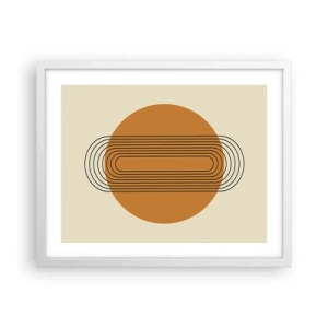 Plagát v bielom ráme - Dokonalý plán - 50x40 cm