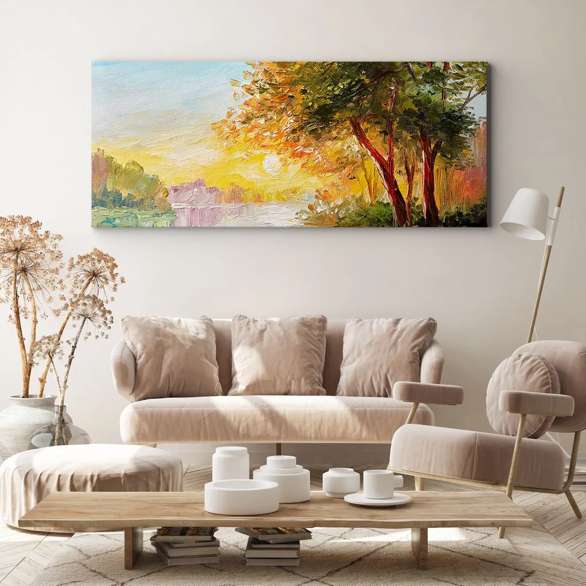 Obraz na plátne - Et in Arcadia ego - 90x30 cm