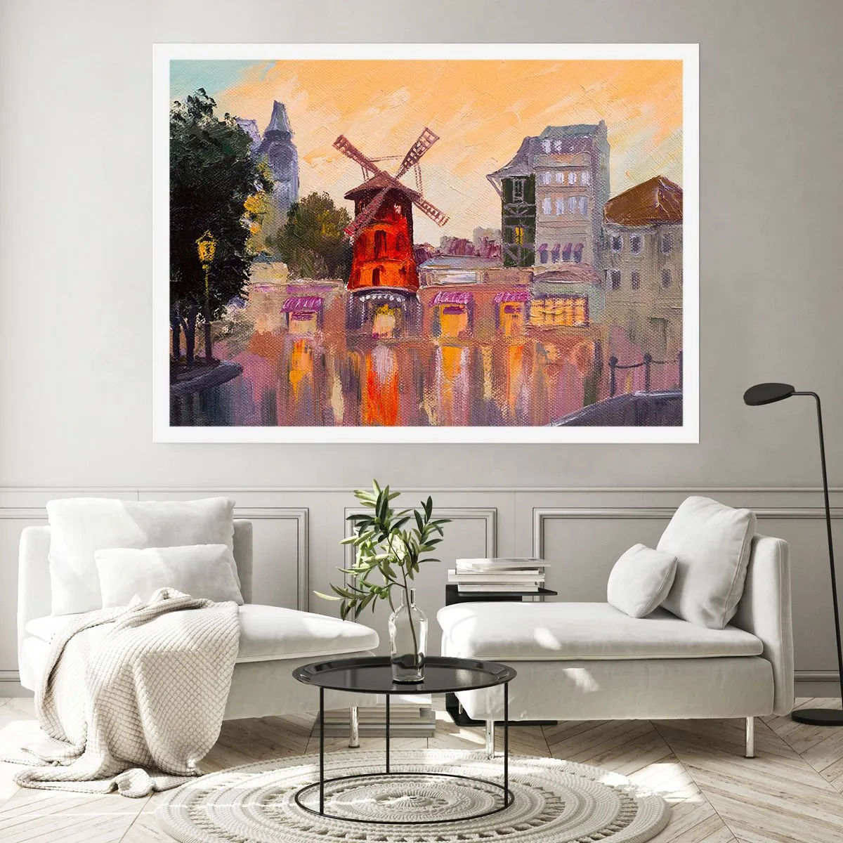 Plagát - Parížske ikony – Moulin Rouge - 100x70 cm