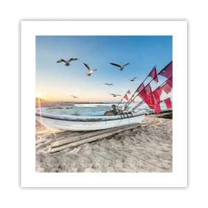 Plagát - Zaslúžená prestávka - 40x40 cm