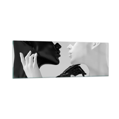 Obraz na skle - Príťažlivosť – túžba - 90x30 cm