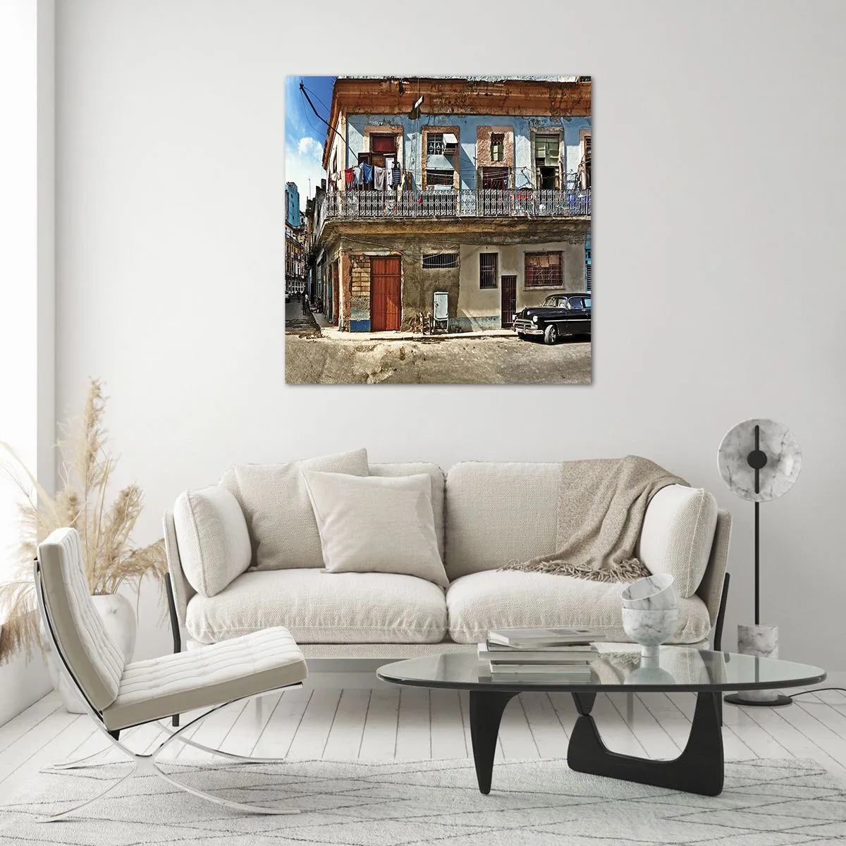 Obraz na skle - Havajský nádych - 60x60 cm