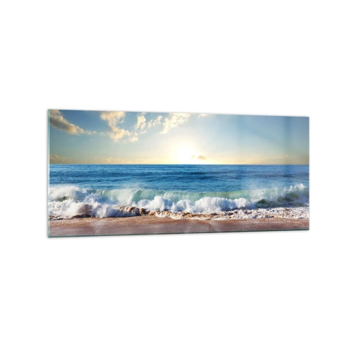 Obraz na skle - Pohyb a nehybnosť zároveň - 120x50 cm