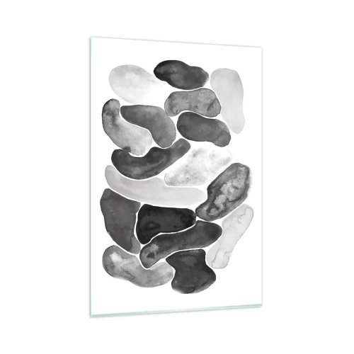 Obraz na skle - Kamenistá abstrakcia - 80x120 cm