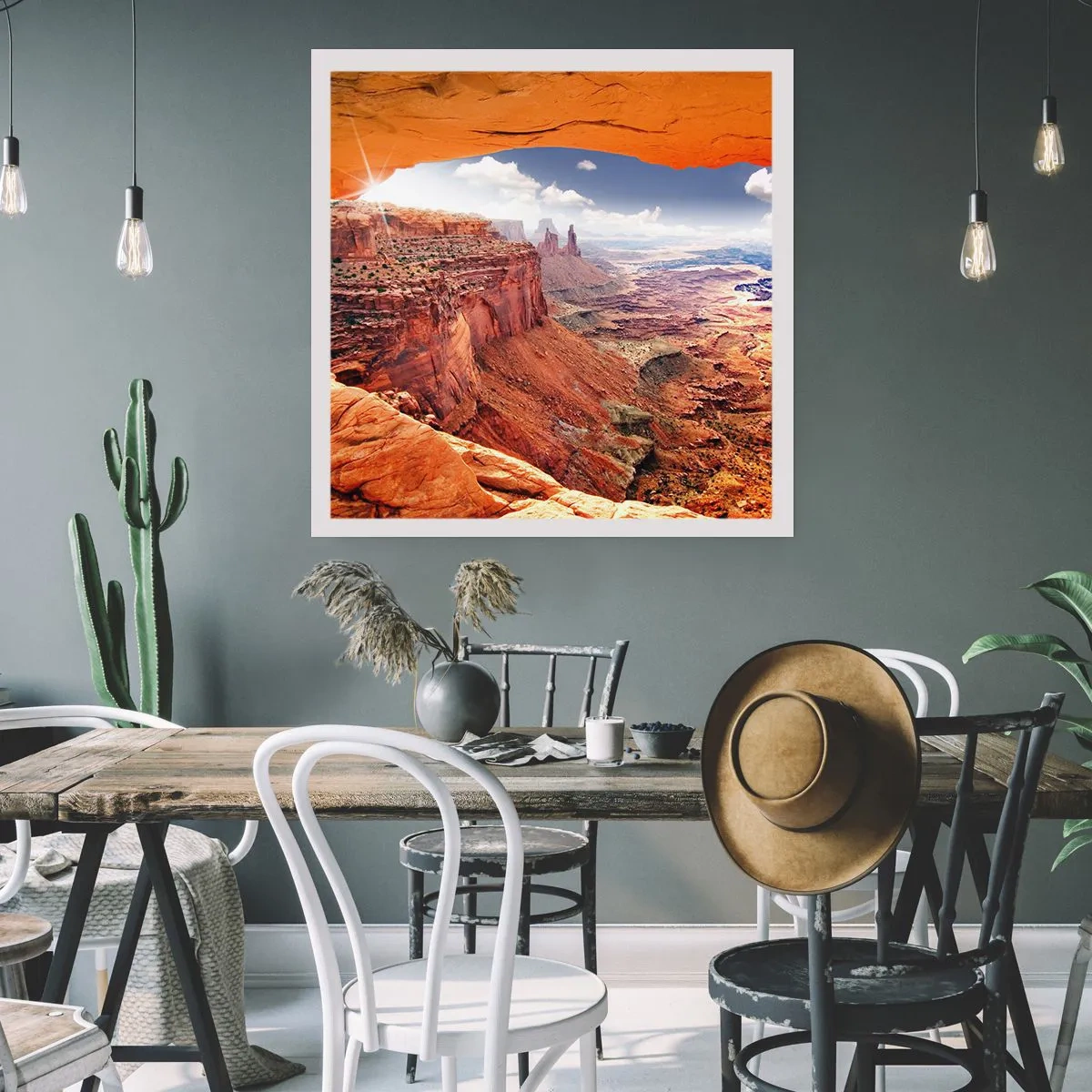 Plagát - Vytesané samotnou prírodou - 50x50 cm