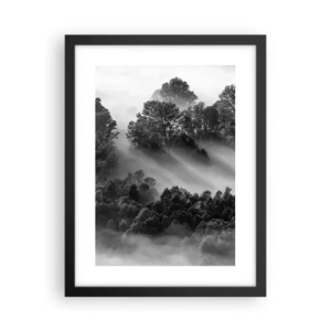 Plagát v čiernom ráme - Prebúdzanie zo spánku - 30x40 cm