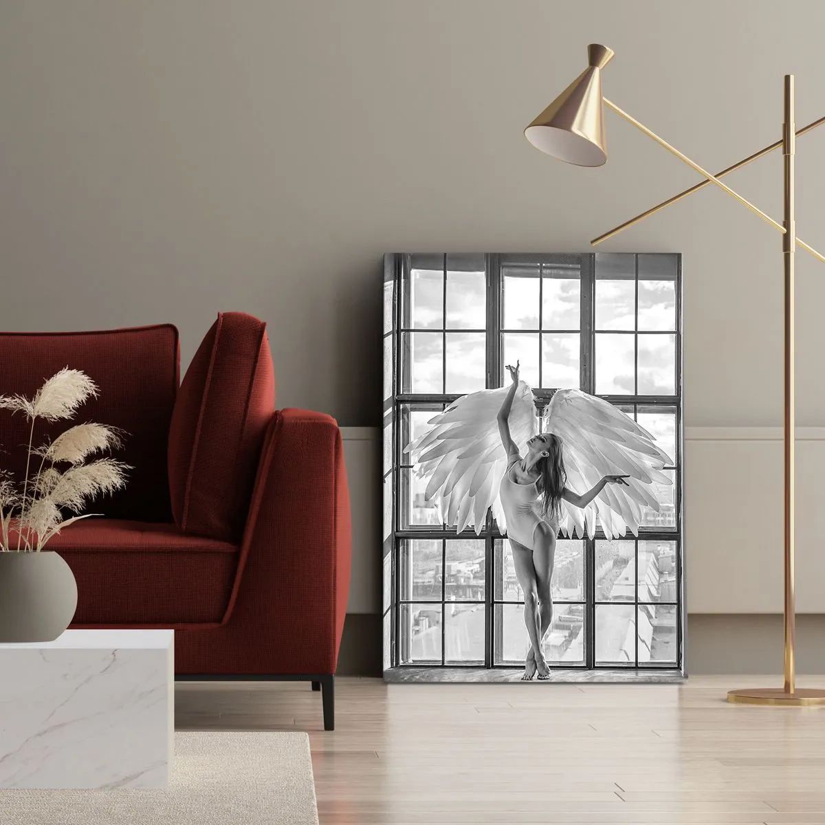 Obraz na plátne - Mesto anjelov? - 65x120 cm