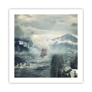 Plagát - V kúzelných vodách - 50x50 cm