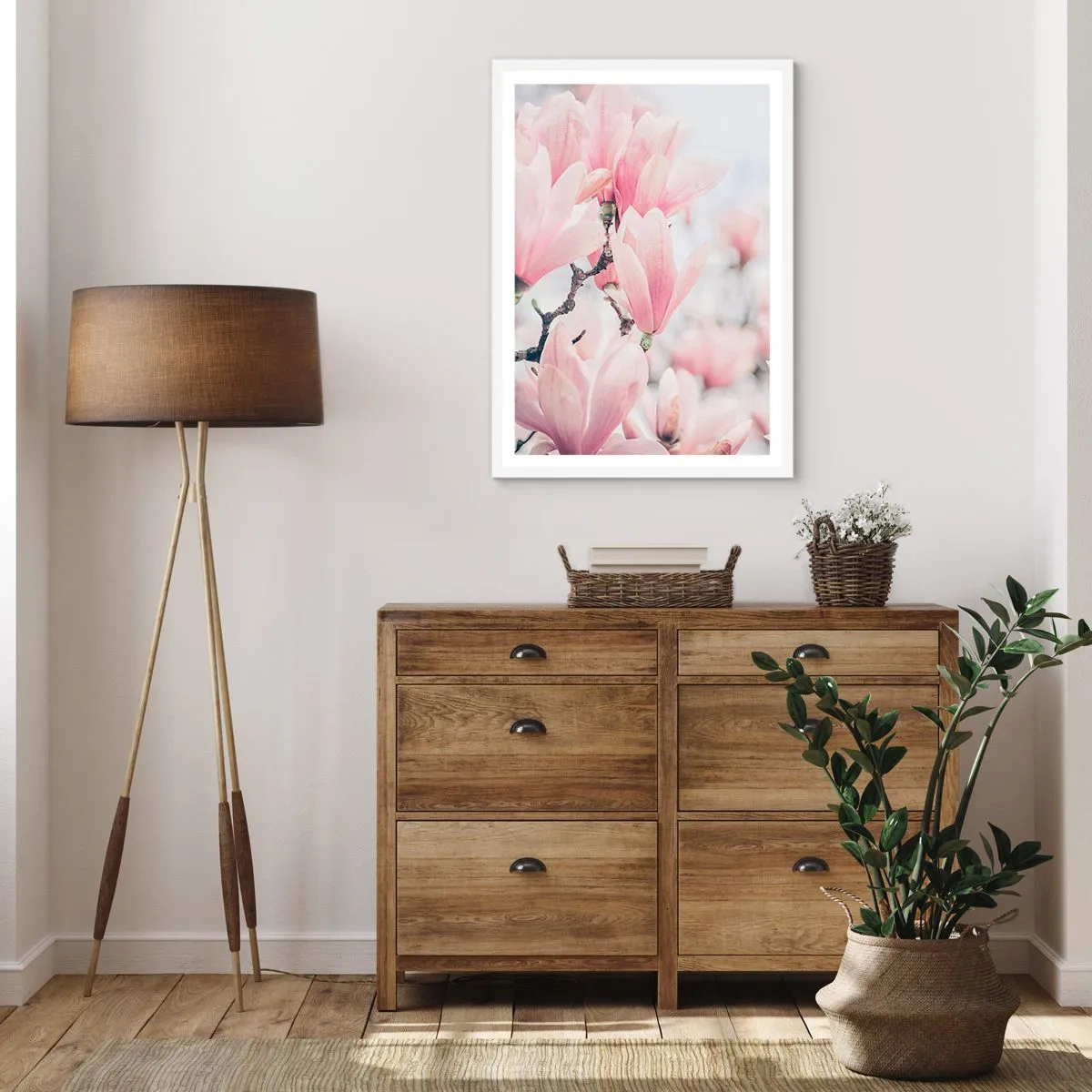 Plagát v bielom ráme - Ideál jemnosti - 50x70 cm