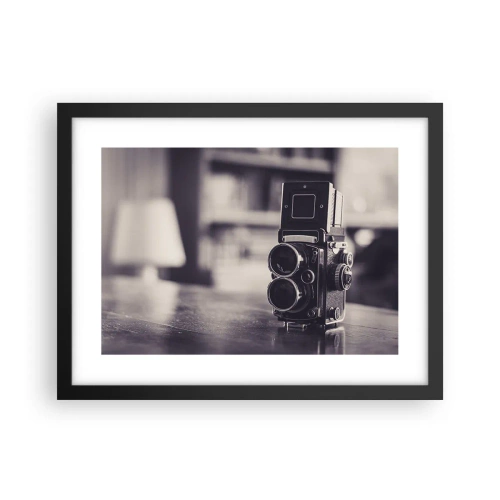 Plagát v čiernom ráme - Kúzlo starej fotografie - 40x30 cm