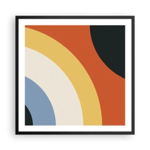 Plagát v čiernom ráme - K sebe samému - 60x60 cm