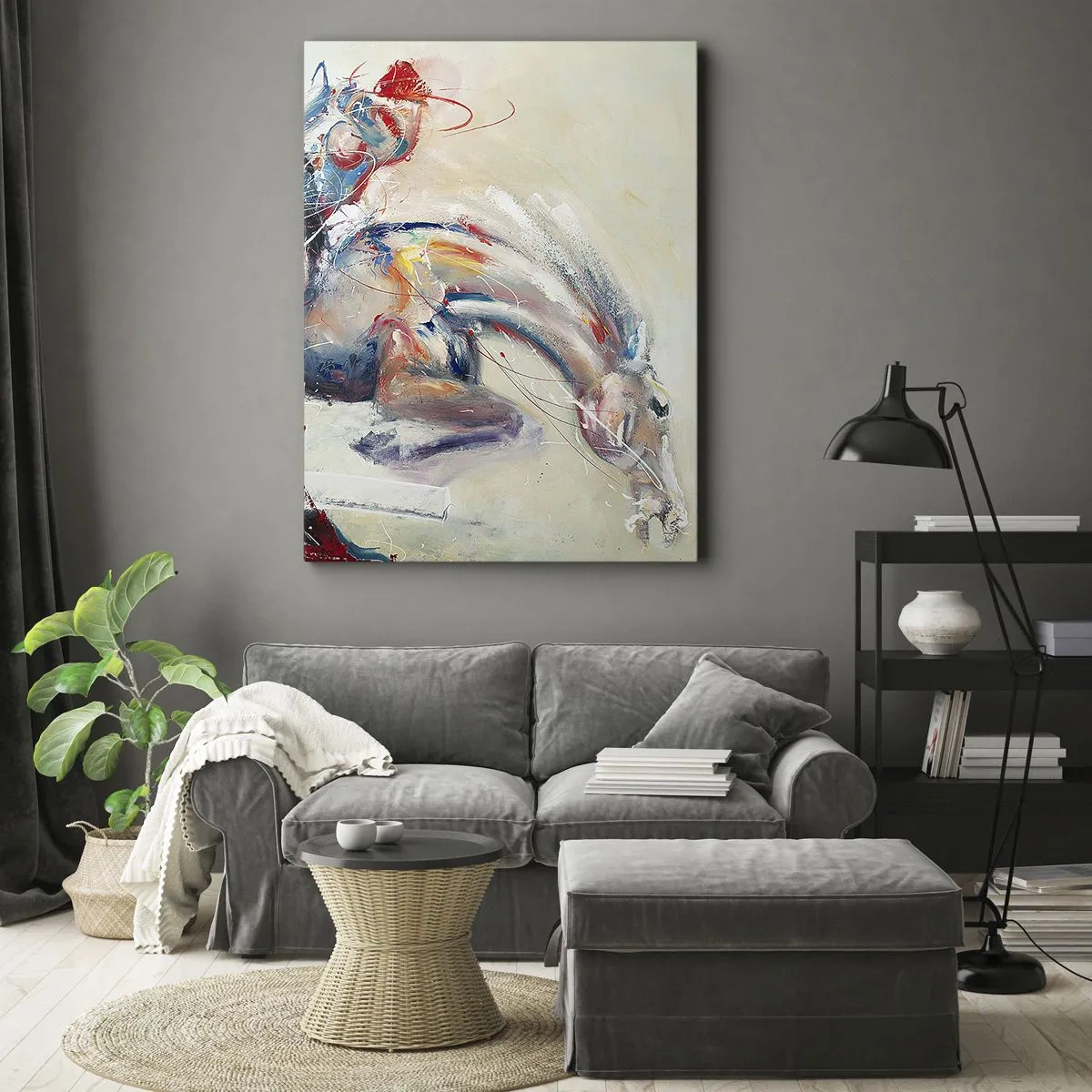 Obraz na plátne - Drž sa, letíme - 55x100 cm