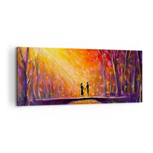 Obraz na plátne - Nebo ich tiež miluje - 100x40 cm