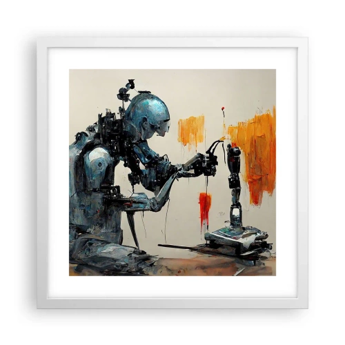 Plagát v bielom ráme - Už zajtra… - 40x40 cm