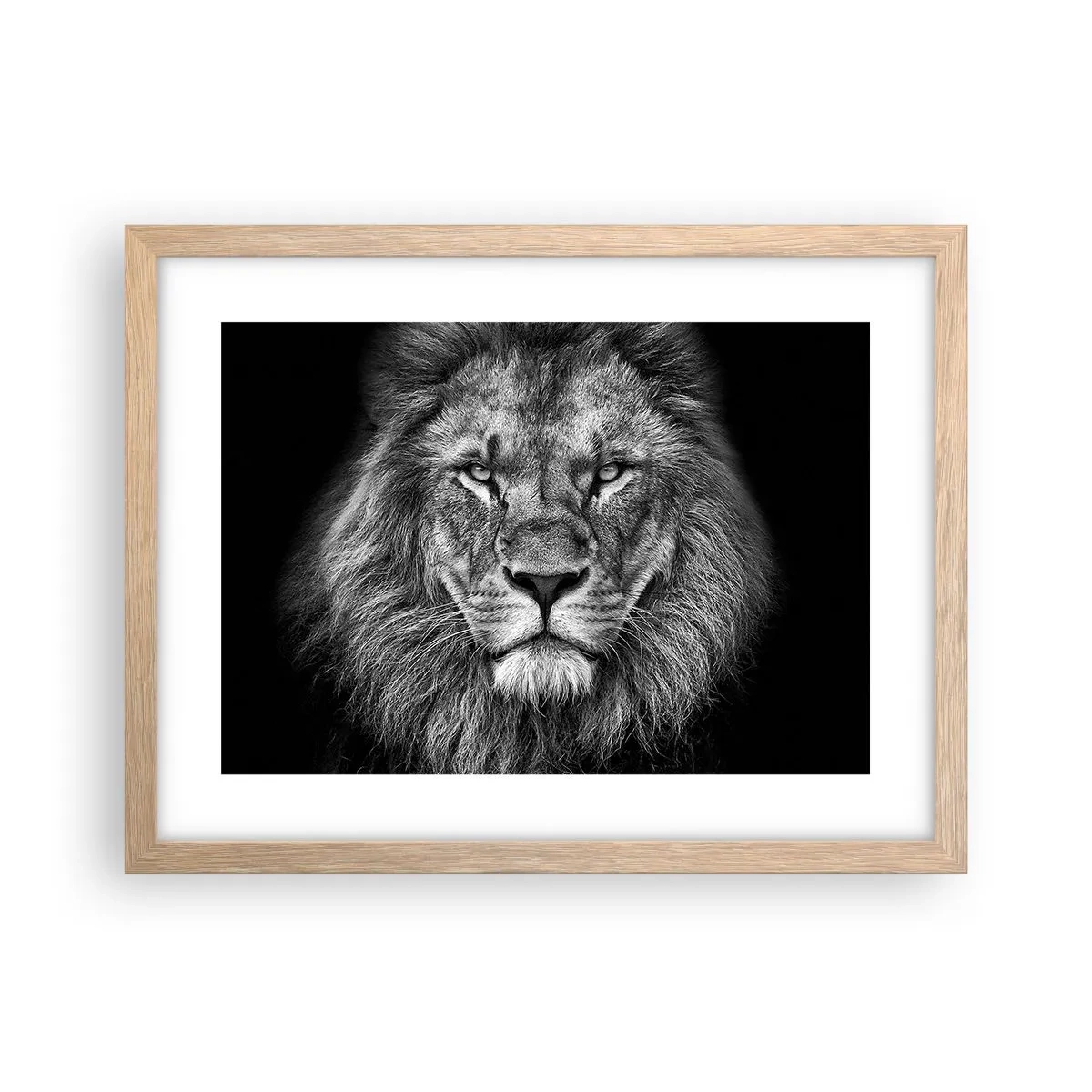 Plagát v ráme zo svetlého duba - V korunovačnom odeve - 40x30 cm