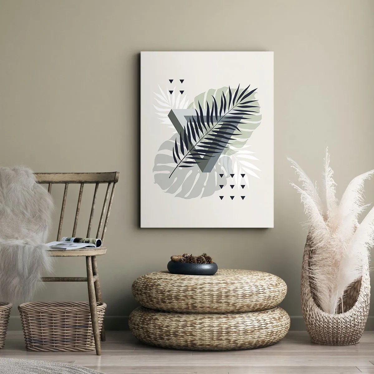 Obraz na plátne - Príroda a geometria – dva poriadky? - 50x70 cm