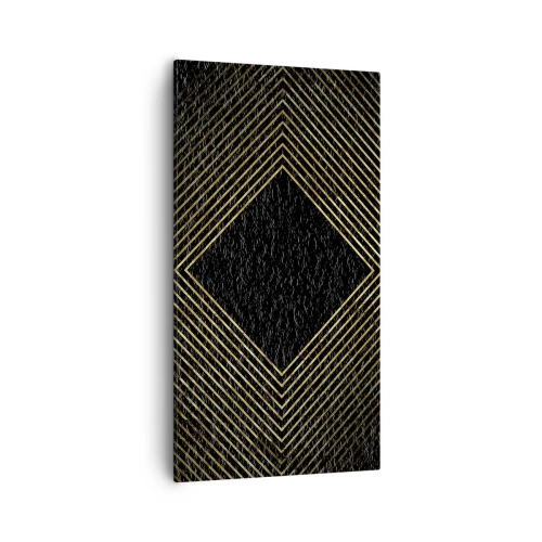 Obraz na plátne - Geometria v štýle glamour - 55x100 cm