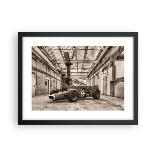 Plagát v čiernom ráme - Odpočinok víťaza - 40x30 cm